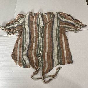 T Rose Womens Blouse 100% Cotton Size  Small